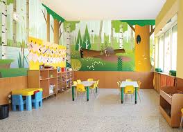 your church with decor for kids