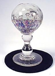 Old South Jersey Glass Paperweight Wig