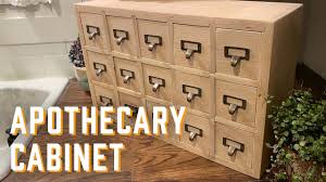 building apothecary drawers you