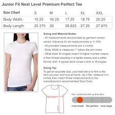 Next Level T Shirts Size Chart Rldm