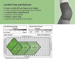 No Nonsense Womens Control Top Pantyhose 3 Pack