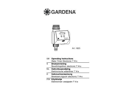 Om Gardena Water Timer Electronic T