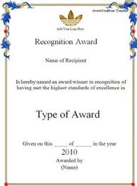 24 Best Recognition Certificate Images Certificate