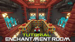 minecraft enchanting room design