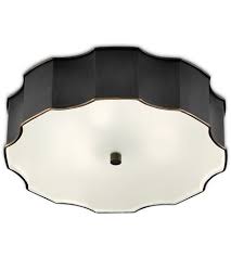 Currey Company 9999 0046 Wexford 3 Light 20 Inch Oil Rubbed Bronze Flush Mount Ceiling Light