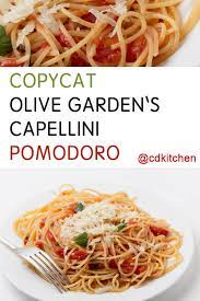 copycat olive garden capellini