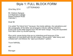 Business Style Letter Indented Format Business Letter Images