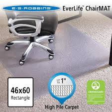 es robbins chair mat for high pile
