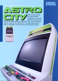 astro city cabinet sega video game