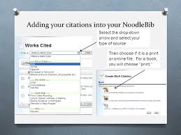 Citing  Annotating and Archiving Sources   NoodleTools An mla citation guide  argumentative essay nature vs nurture