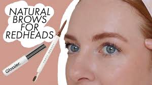 for redheads glossier boy brow