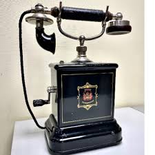 Old Original Antique Telephone By Jydsk