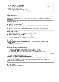 Maybe you would like to learn more about one of these? Sample Resume Format For Fresh Graduates Two Page 1 Template