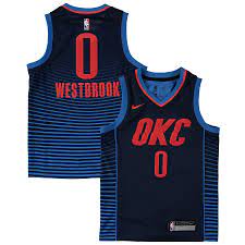 The latest stats, facts, news and notes on russell westbrook of the washington Youth Oklahoma City Thunder Russell Westbrook Nike Navy Swingman Jersey