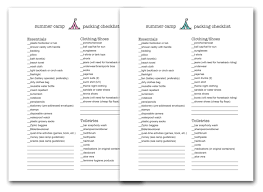 Suggested summer camp packing list this list is provided as a simple guideline to plan what you will need for your week in camp. Free Printable Sleepaway Camp Packing List I Should Be Mopping The Floor