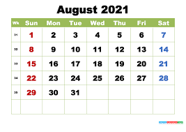 It includes 2022 united states holidays when you download them without any changes. Free August 2021 Printable Calendar With Holidays
