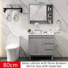 ceramic washstand washbasin gray