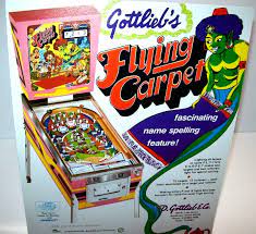 flying carpet pinball flyer original