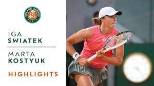 Iga swiatek is a professional polish tennis player. Iga Swiatek Vs Marta Kostyuk Round 4 Highlights I Roland Garros 2021 Youtube