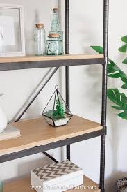 Super Easy DIY Industrial Shelves on a Budget (Wire Shelving Hack)