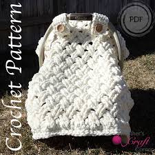 Chunky Celtic Weave Car Seat Canopy