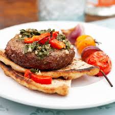 Best 20 diabetic ground beef recipes. Grilled Chili Burgers With Chimichurri Topping Recipe Beef Recipes Grilled Beef Recipes Diabetic Recipe With Ground Beef