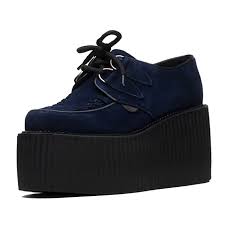 Details About Womens Underground Wulfrun Original Triple Sole Suede Creepers Punk Shoes Uk 3 8