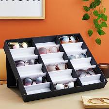 18 Slot Sunglasses Display Case For