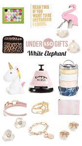 best white elephant gifts under 50