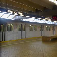 file lawrence west ttc train at station