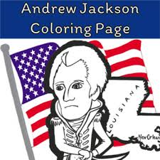 Kids who color generally acquire and use knowledge more efficiently and effectively. President Andrew Jackson Coloring Page By Creedley Studios Tpt