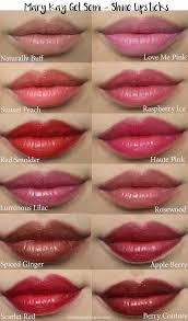 mary kay gel semi shine lipsticks
