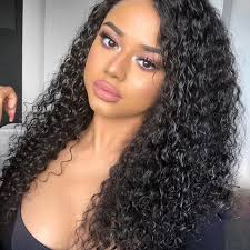 We love the broad swooped baby curls, circling above her temple, tagging along for the ride. Unice 13 4 Lace Front Wigs Human Hair Curly Hair Pre Plucked Frontal Wigs With Baby Hair Glueless Curly Human Hair Wigs 180 Density Bettyou Series Unice Com