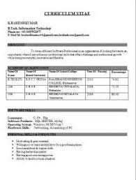 Word Format Resume    Resume Format Download For Btech Freshers