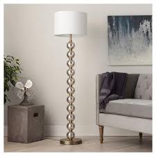 Stacked Ball Floor Lamp In Mercury And