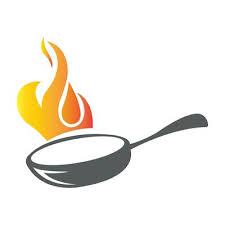 Cooking On Fire Vector Art Icons And