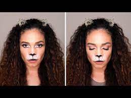 easy lion halloween makeup look