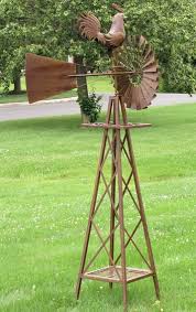 Large Windmill W Rooster Bird Only 469