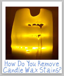 how to remove candle wax stains tips