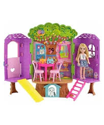 About this itemwe aim to see our disclaimer chelsea doll's tiki hut is a vacation oasis young travelers will want to dive right product features sister time is so much fun together, and this bunk bed set lets barbie® doll and her. Barbie Club Chelsea Treehouse Multicolour Online Uae Buy Dolls And Dollhouses For 3 10years At Firstcry Ae 541f5ae3492c7