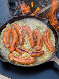 brats cooked in beer