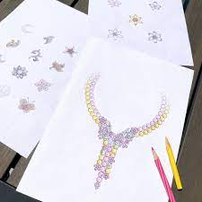 hand drawing jewellery design course
