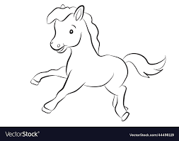 black and white clipart horse royalty