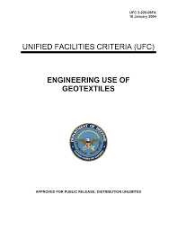 Unified Facilities Criteria Ufc Engineering Use Of Geotextiles