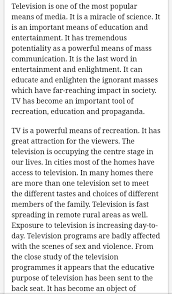 impact of television essay essay the effects of television on society there is probably no greater influence on society than the television it has become arguably the greatest