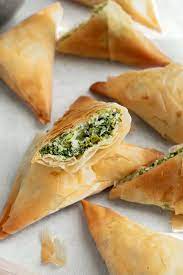 spinach and feta triangles real greek