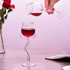 Order Online Rose Flower Shape Wine Glass In California | ipecrs.org.br