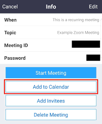 schedule a zoom recurring meeting