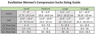 Evonation Womens Copper Usa Made Graduated Compression Socks 20 30 Mmhg Firm Medical Quality Ladies Knee High Orthopedic Support Stockings Hose