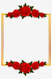 vacation rose flowers plate frame